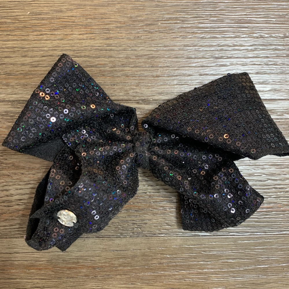 Jojo Siwa Black Sequin Bow